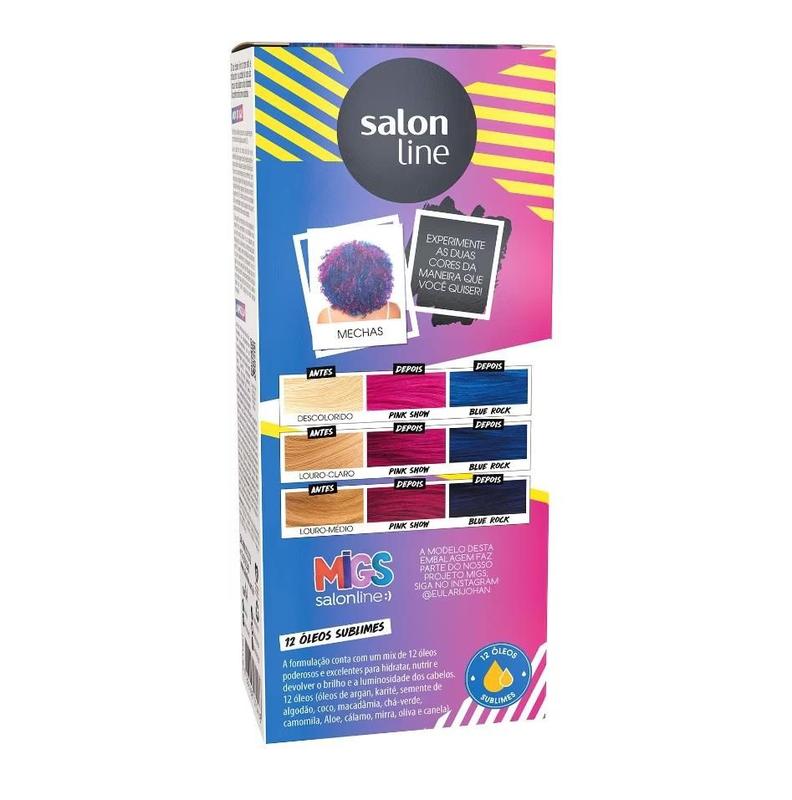 SalonLine Color Express Kit Tonalizan Rosa Power + Blue Rock